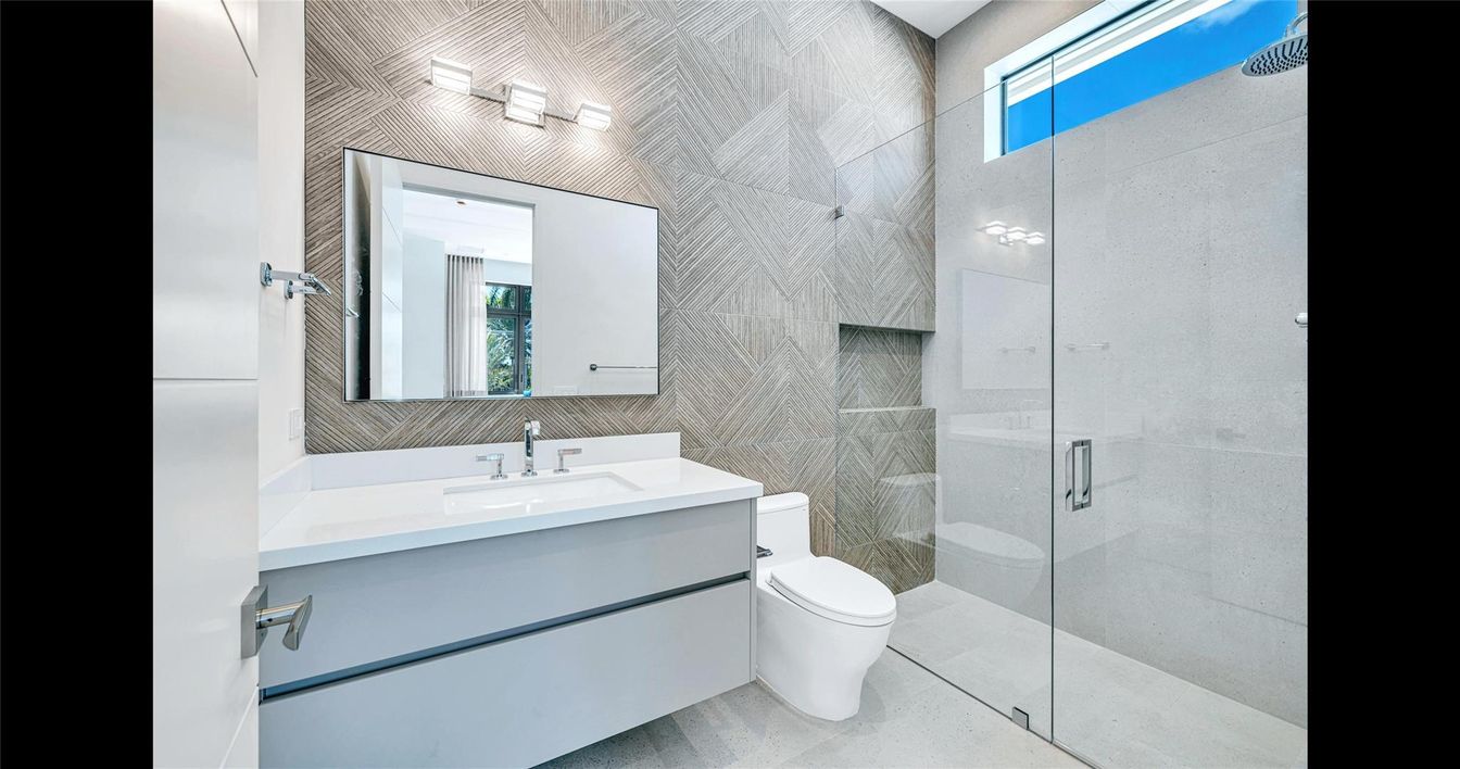 Bathroom, Glass Shower, Interior