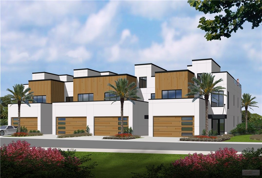Attached, Exterior, Facade, Modern
