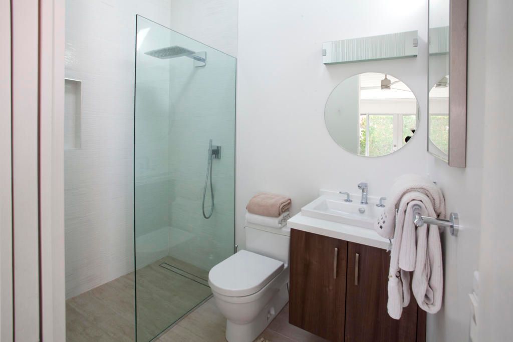 Bathroom, Glass Shower, Interior