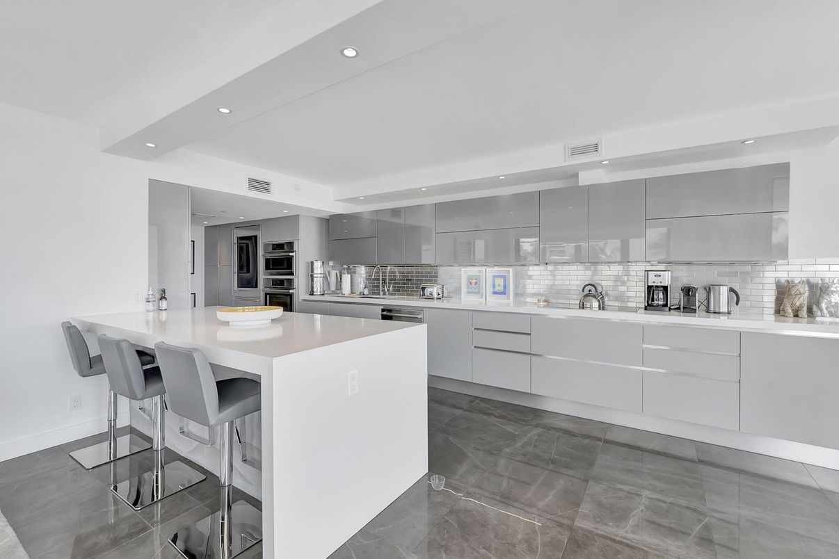 Interior, Kitchen, Recessed Lighting, Stainless Steel Appliances