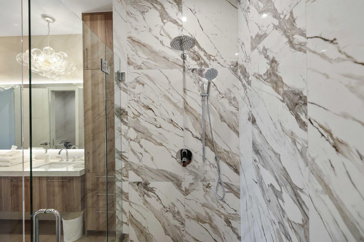 Bathroom, Interior, Marble Walls