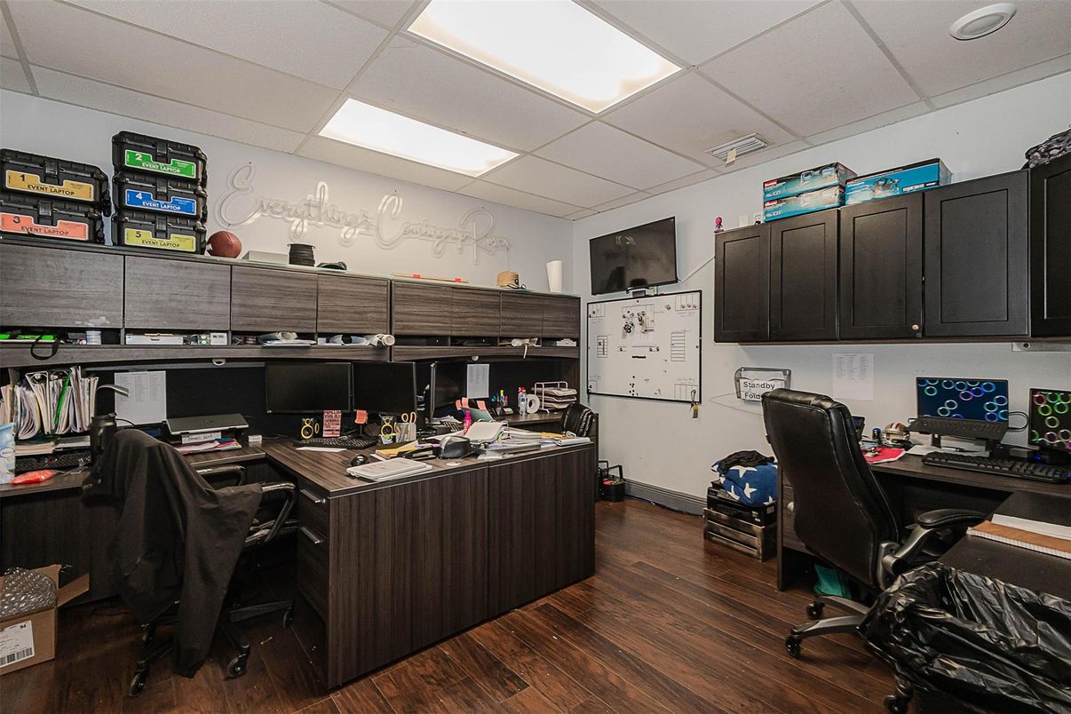Home Office, Interior, Wood Texture Flooring