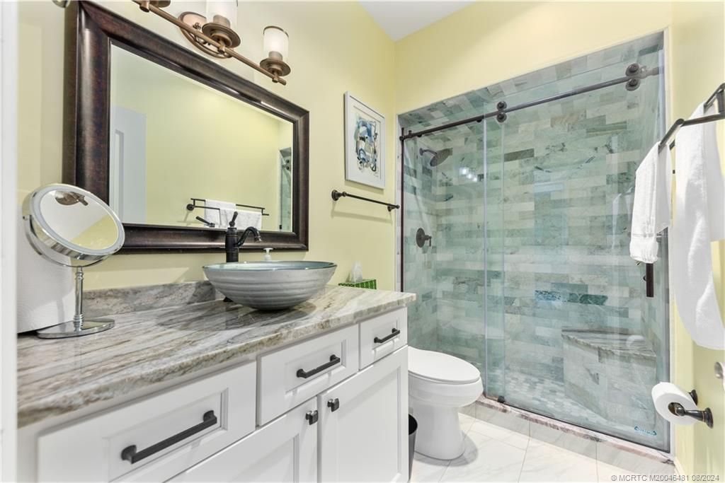 Bathroom, Glass Shower, Interior
