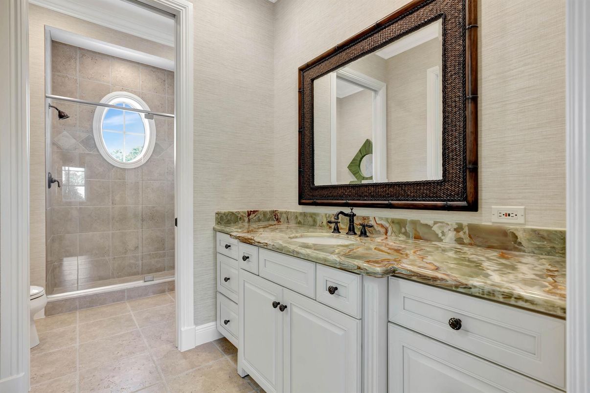 Bathroom, Glass Shower, Interior