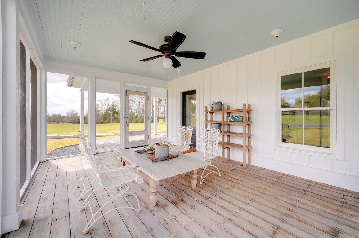 Interior, Sun Room, Wood Texture Flooring