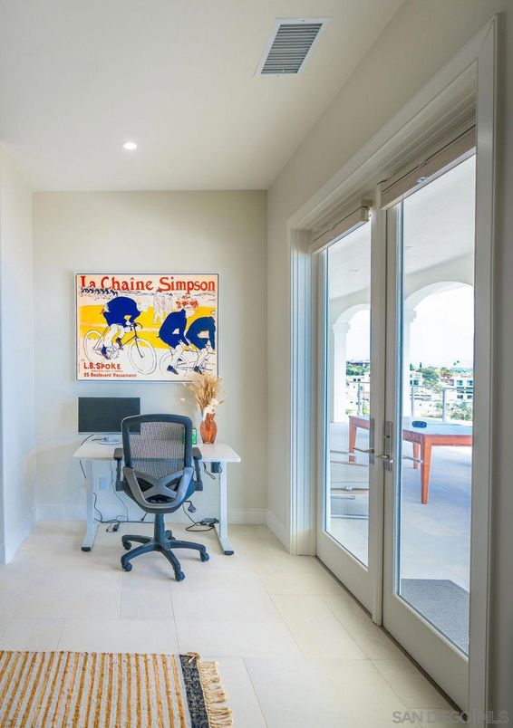 Home Office, Interior, Recessed Lighting
