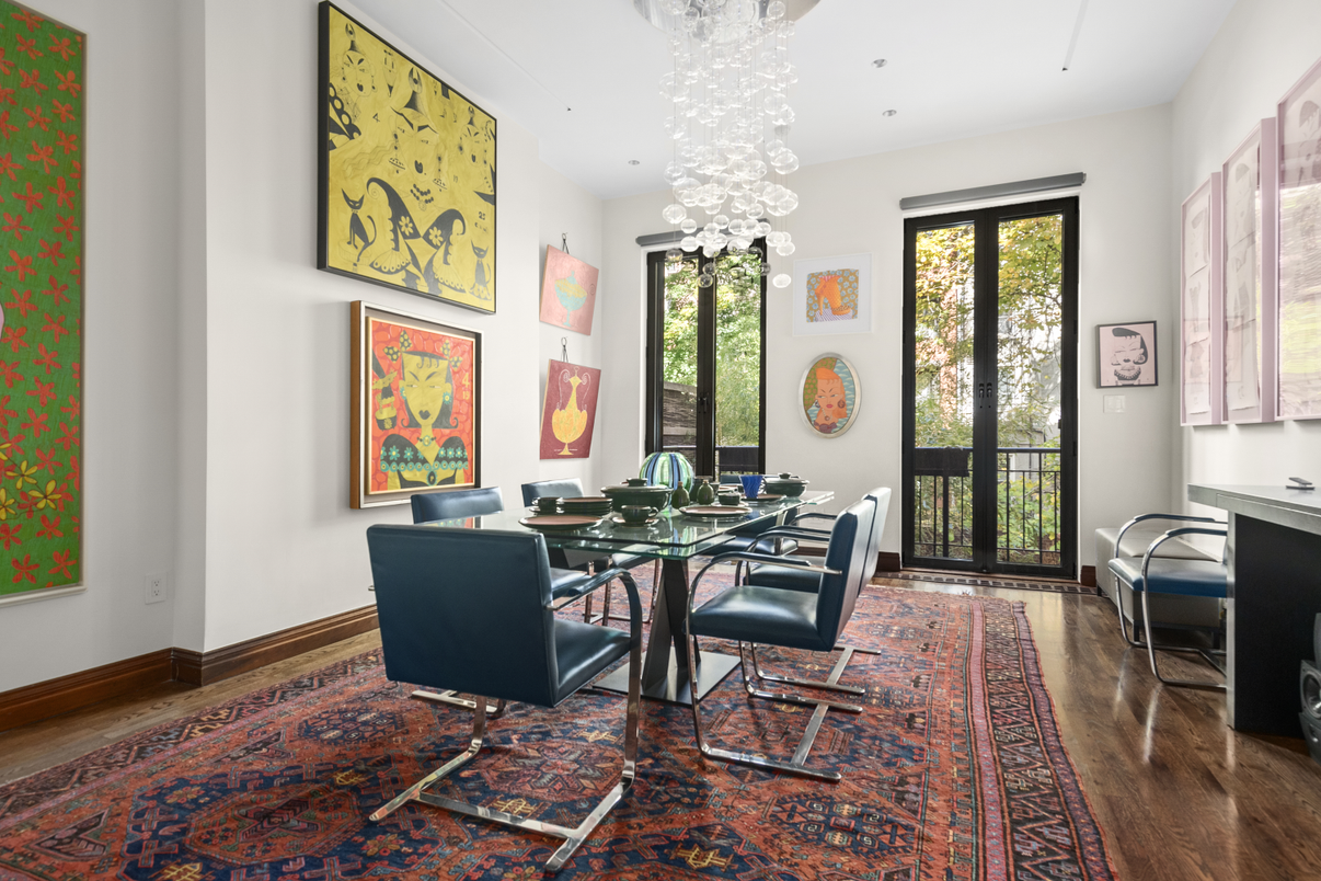 Chandelier, Dining room, Interior, Pendant Lights, Wood Texture Flooring