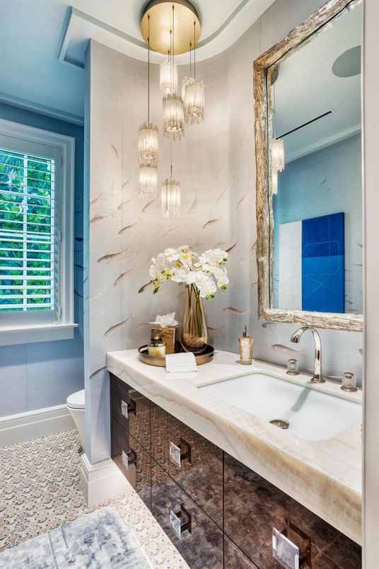 Bathroom, Interior, Pendant Lights