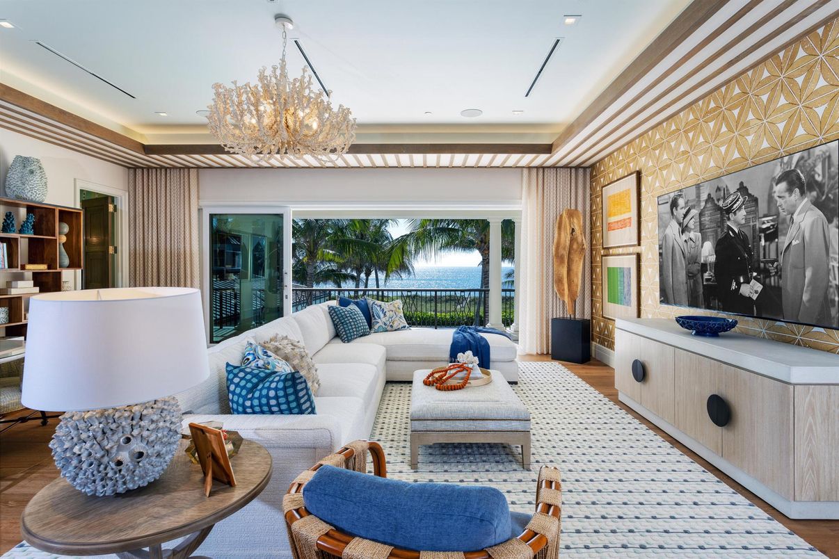 Chandelier, Interior, Living room, Recessed Lighting, Water, Wood Texture Flooring