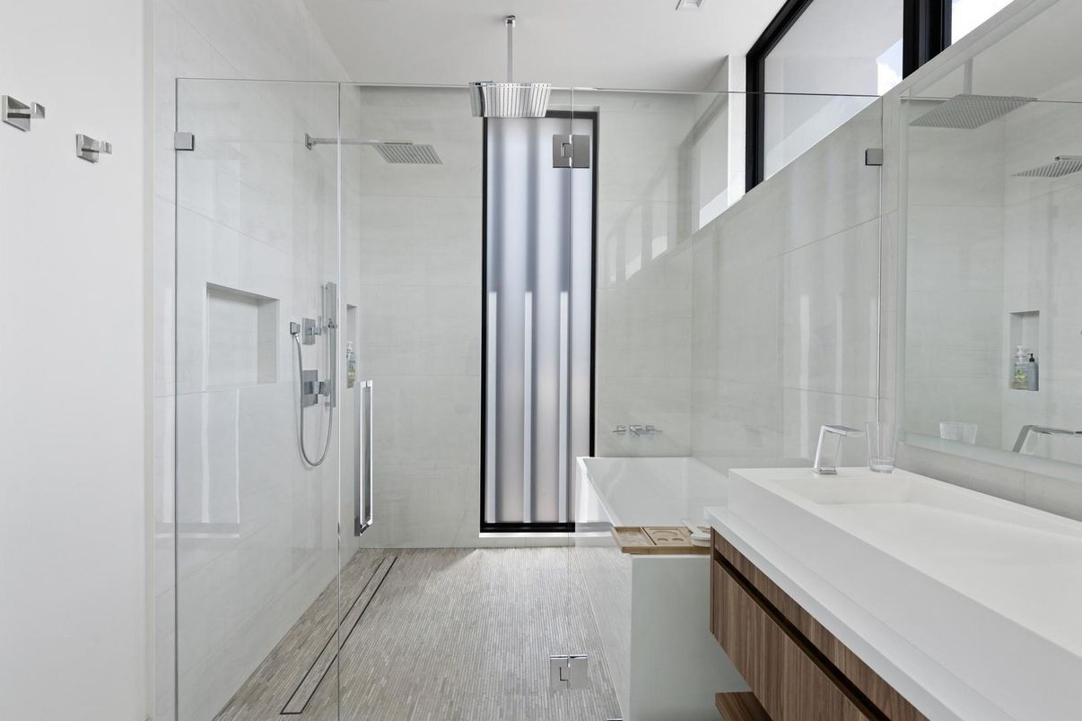 Bathroom, Glass Shower, Interior