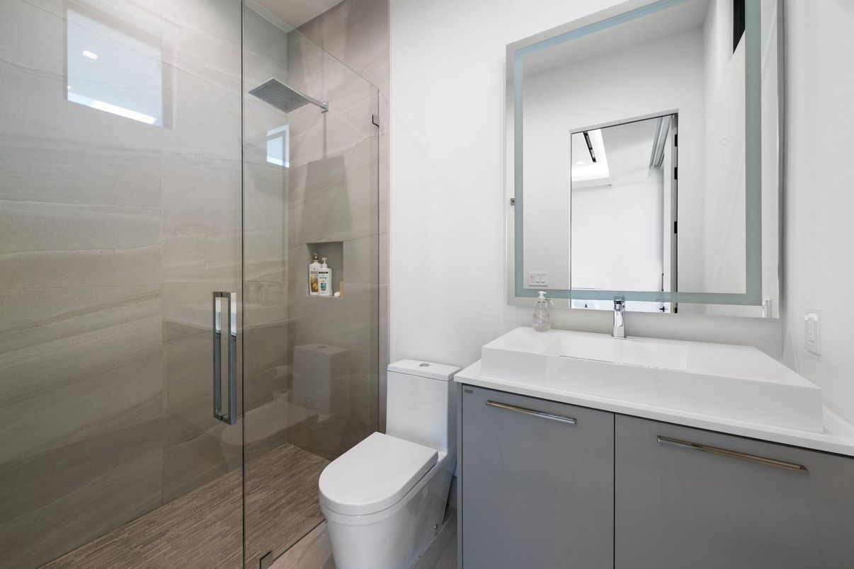 Bathroom, Glass Shower, Interior
