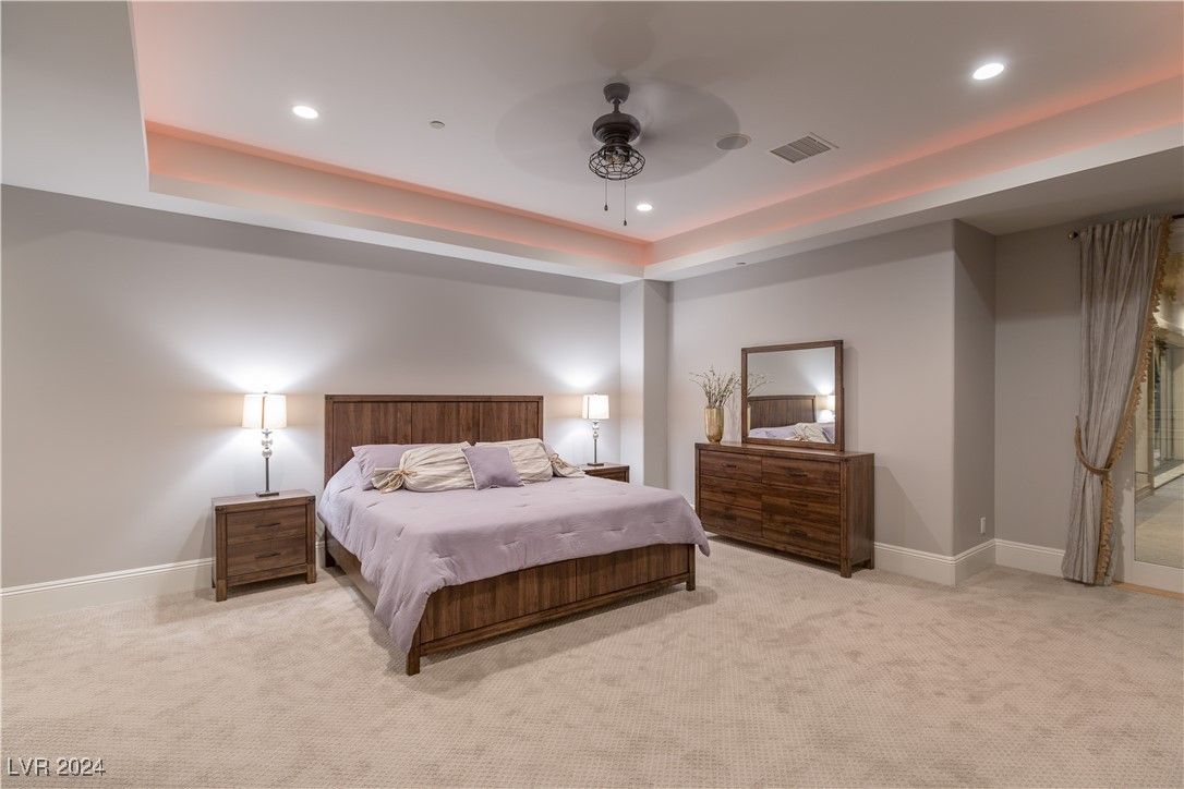 Bedroom, Interior, Recessed Lighting