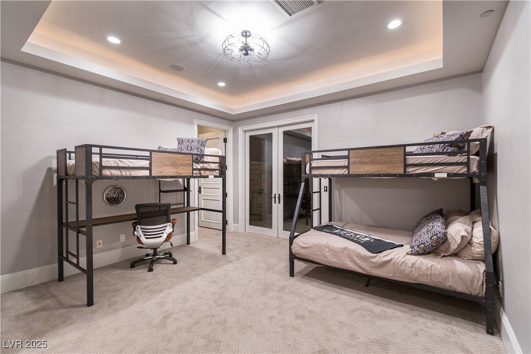 Bedroom, Home Office, Interior, Recessed Lighting