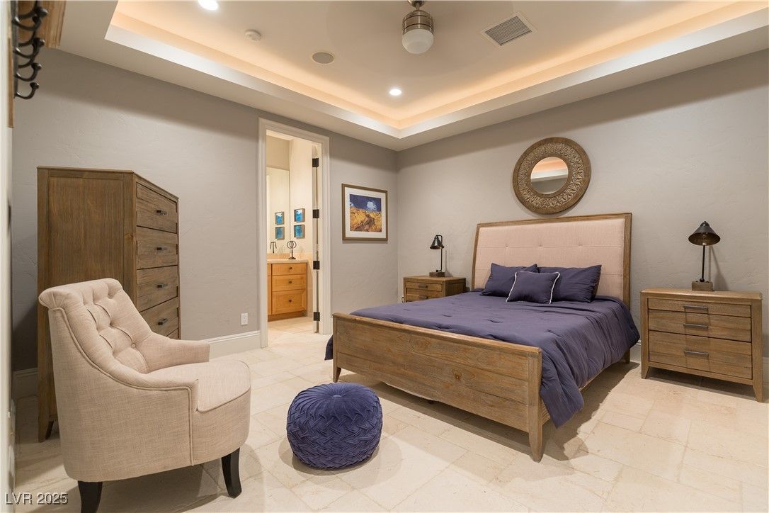 Bedroom, Interior, Recessed Lighting