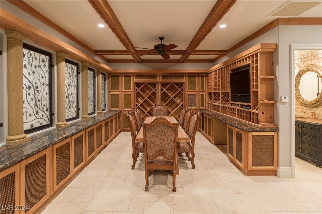 Dining room, Interior, Recessed Lighting