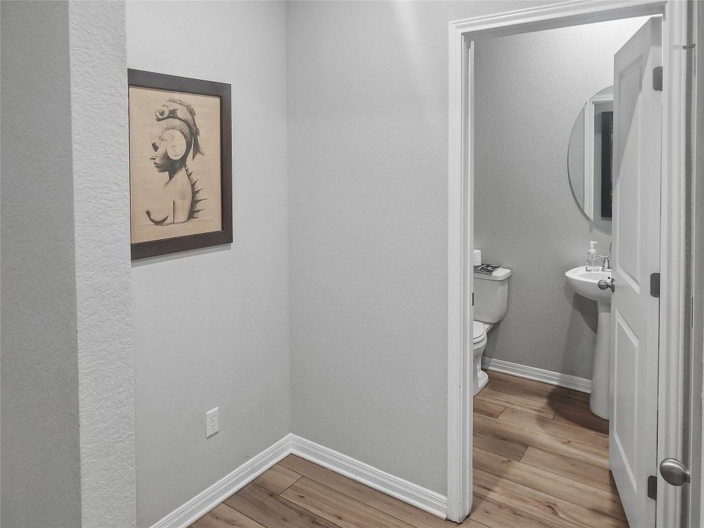 Bathroom, Interior, Wood Texture Flooring