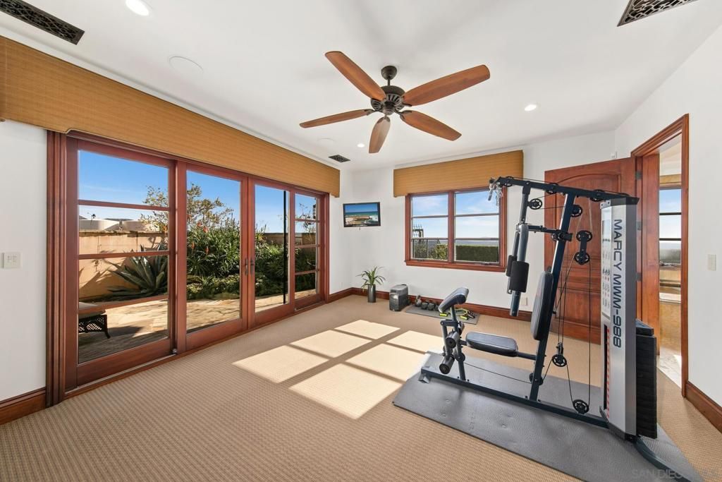 Fitness Equipment, Interior, Recessed Lighting