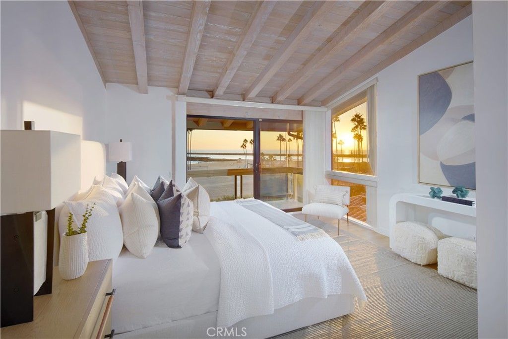 Bedroom, Interior, Water, Wooden Beams, Wooden Ceilings, Wood Texture Flooring