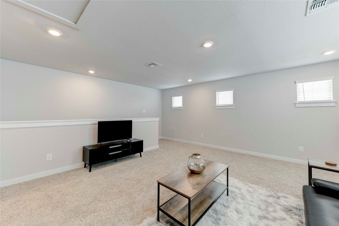 Interior, Living room, Recessed Lighting