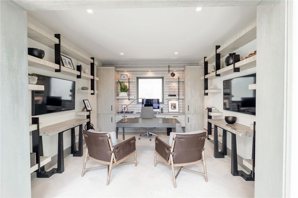 Home Office, Interior, Recessed Lighting