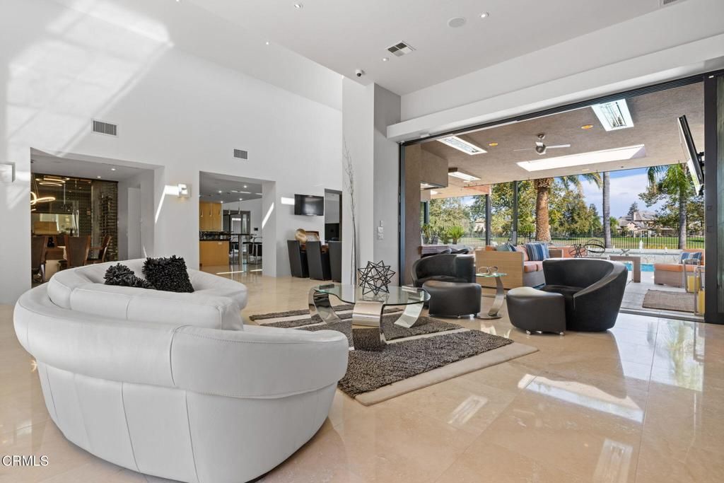Interior, Living room, Recessed Lighting