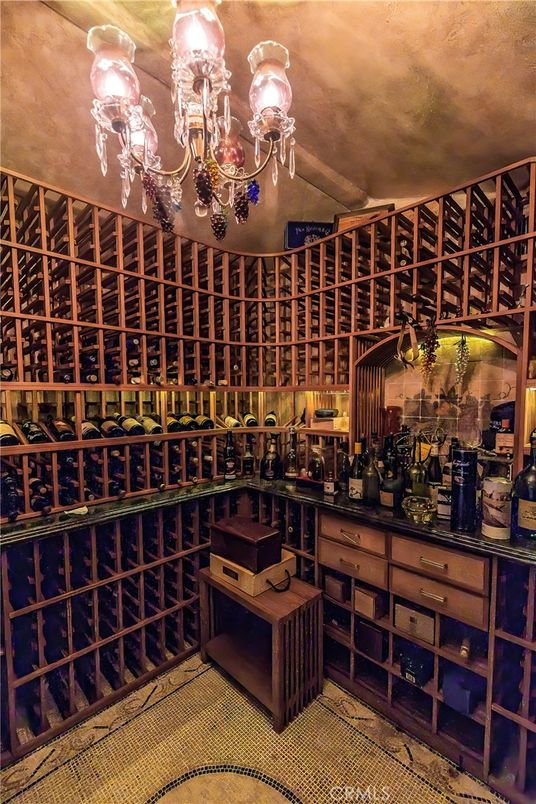 Chandelier, Interior, Wine Storage