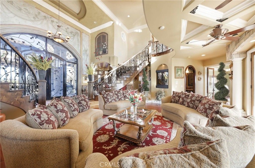 Chandelier, Interior, Living room, Recessed Lighting