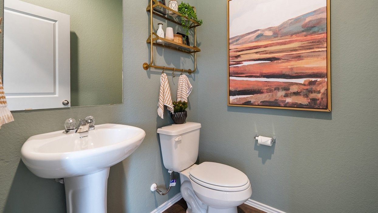Bathroom, Interior, Wood Texture Flooring