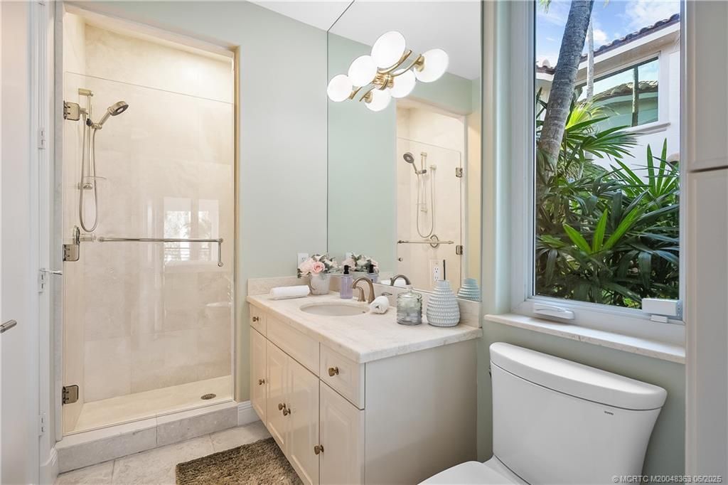 Bathroom, Dual Sink Vanities, Glass Shower, Interior
