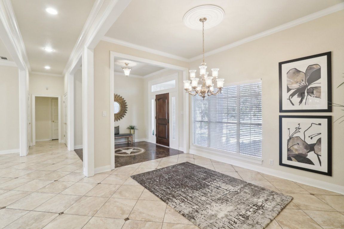 Chandelier, Interior, Recessed Lighting
