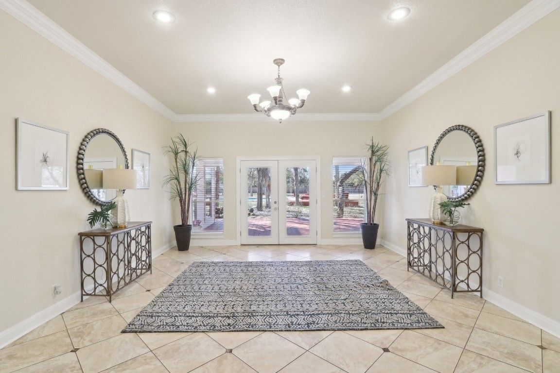 Chandelier, Interior, Recessed Lighting