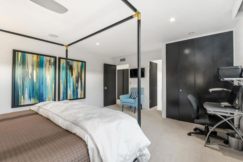 Bedroom, Interior, Recessed Lighting