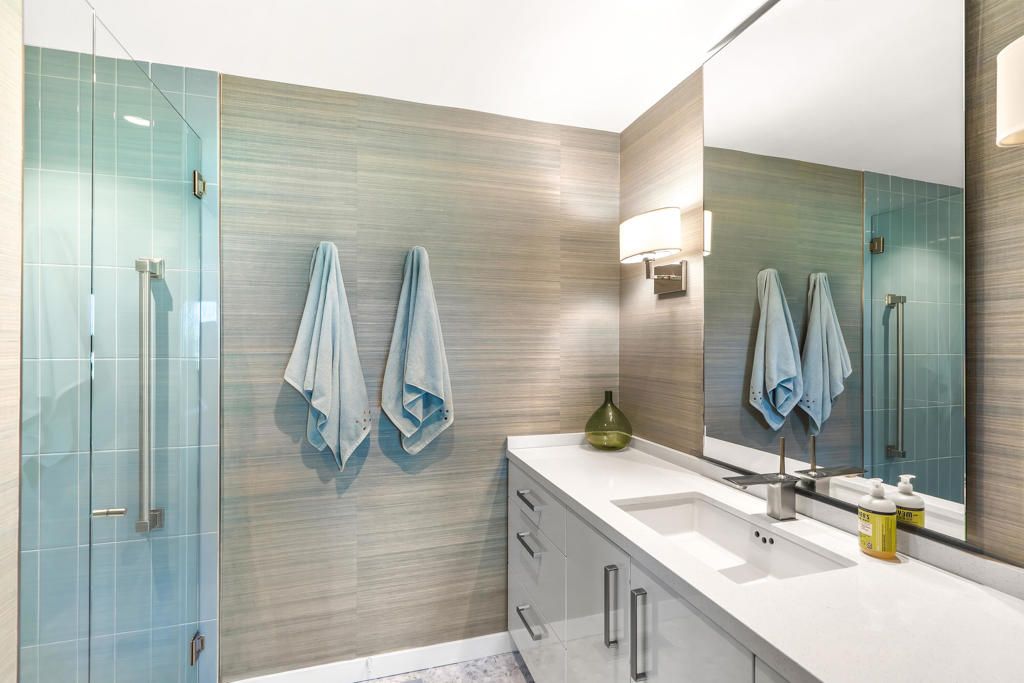 Bathroom, Glass Shower, Interior
