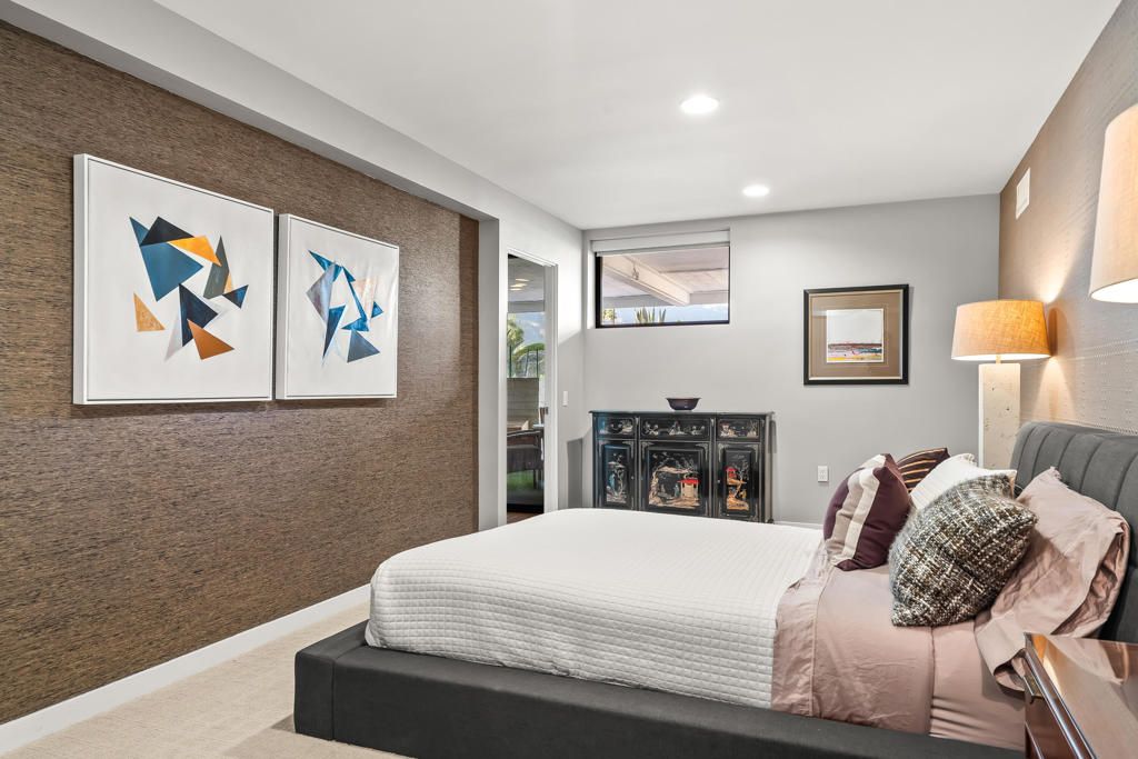 Bedroom, Interior, Recessed Lighting