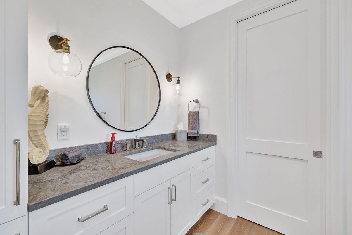 Bathroom, Interior, Wood Texture Flooring