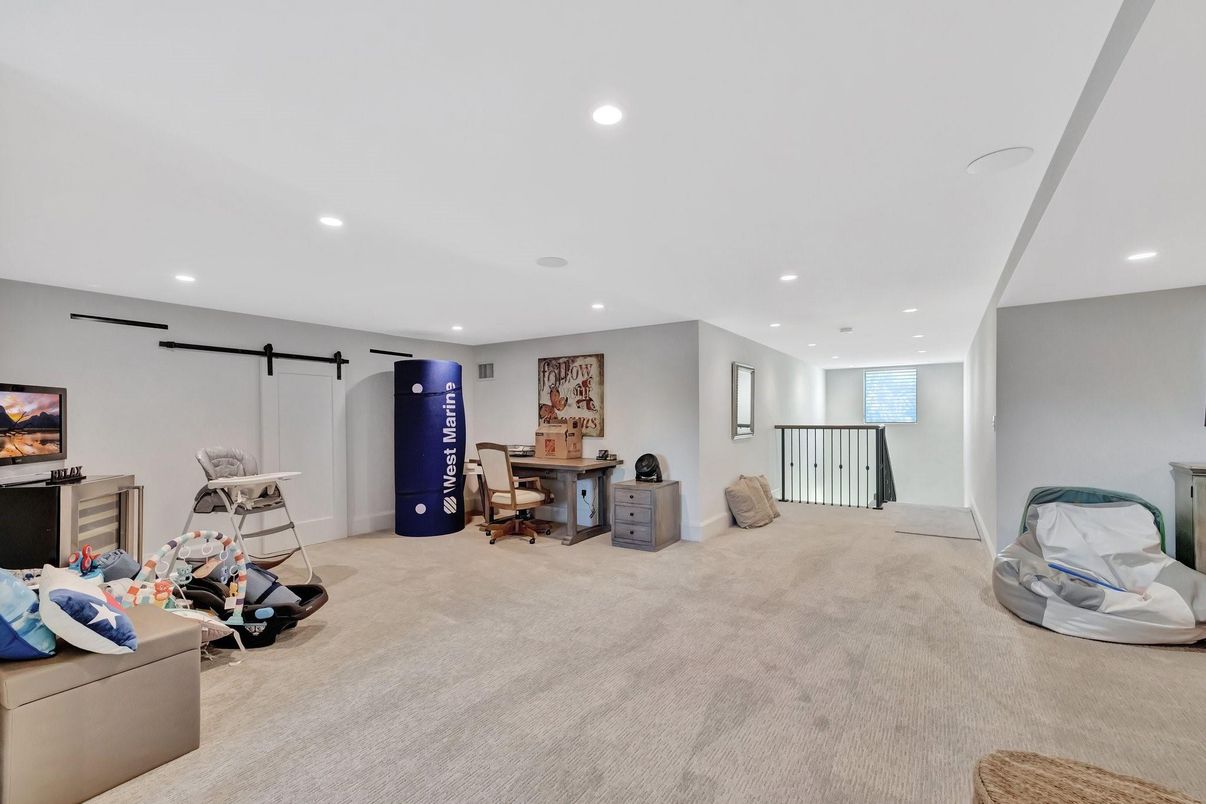 Home Office, Interior, Recessed Lighting