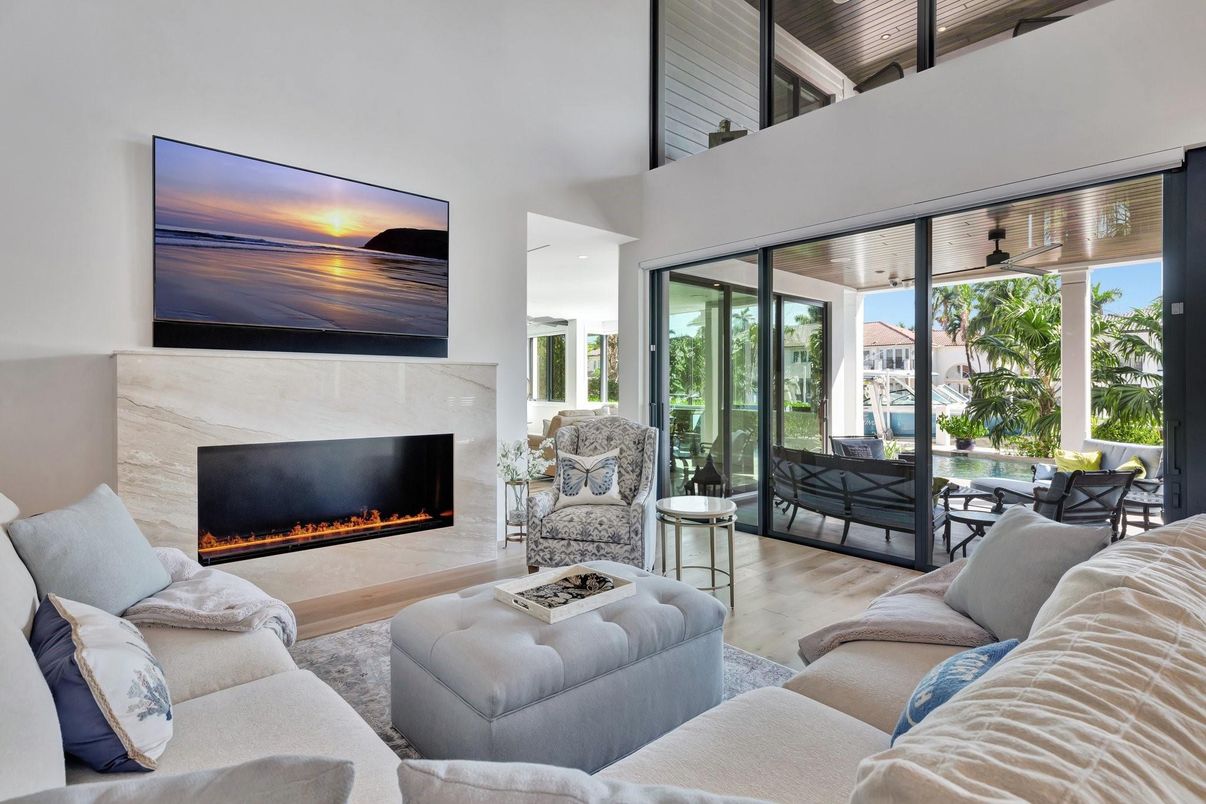 Fireplace, Interior, Living room, Wood Texture Flooring