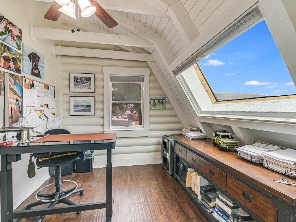 Home Office, Interior, Wood Texture Flooring