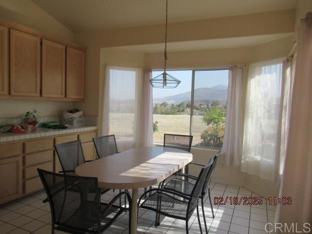 Dining room, Interior, Pendant Lights