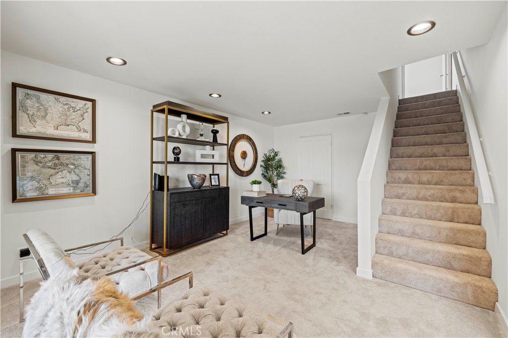 Home Office, Interior, Recessed Lighting