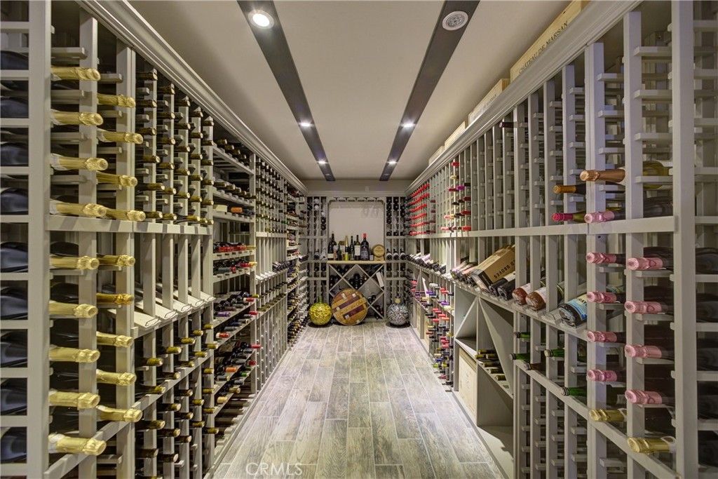 Interior, Recessed Lighting, Wine Storage, Wood Texture Flooring