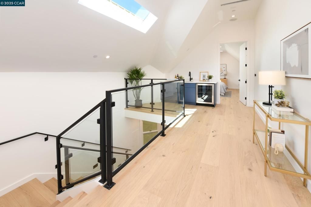 Glass Ceilings, Interior, Recessed Lighting, Wood Texture Flooring