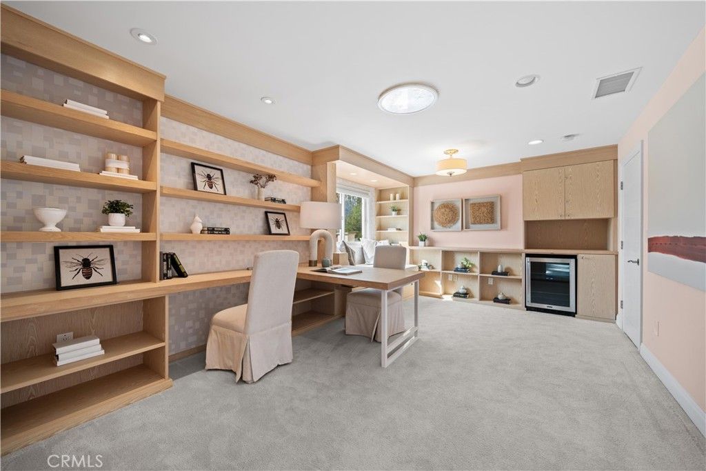 Home Office, Interior, Recessed Lighting