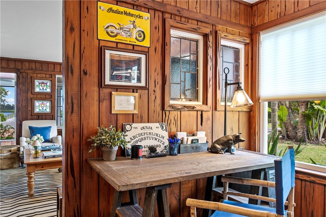 Dining room, Interior, Wooden Walls