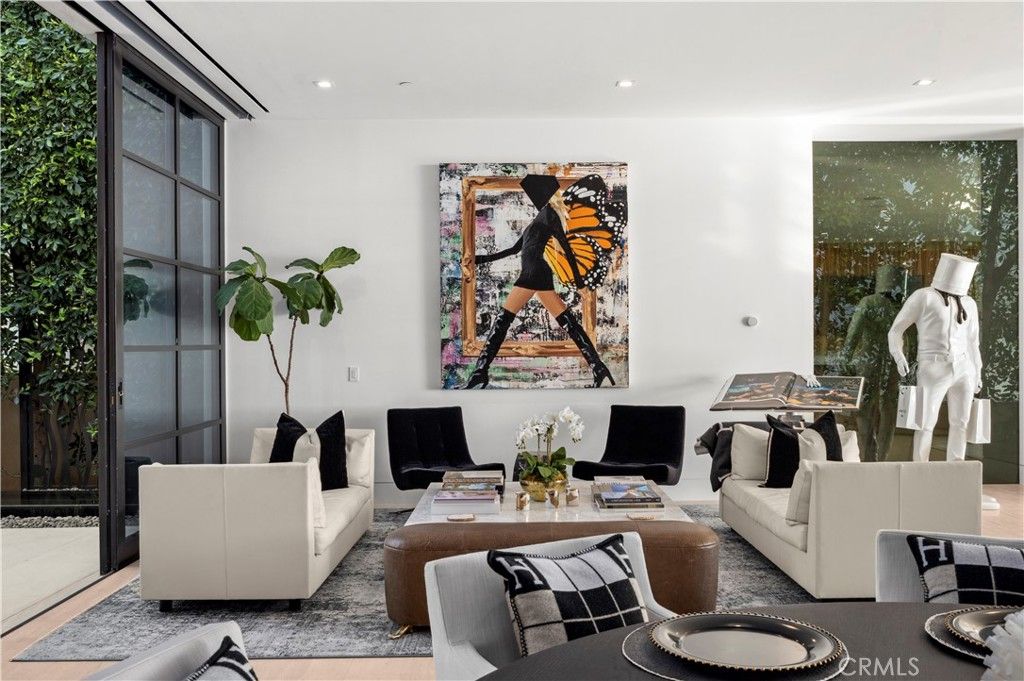 Interior, Living room, Recessed Lighting