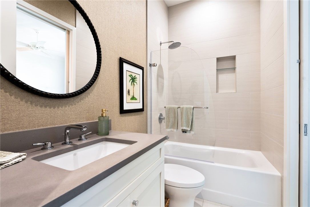 Bathroom, Glass Shower, Interior