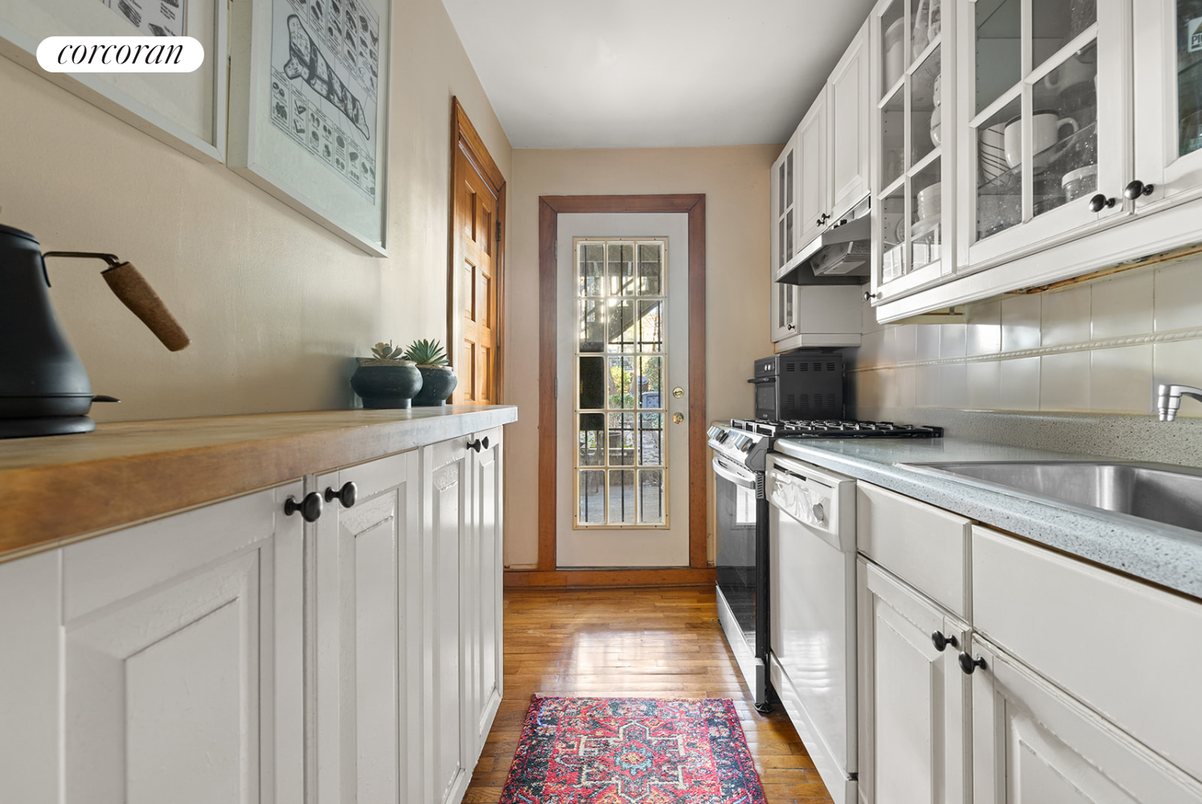 Interior, Kitchen, Wood Texture Flooring
