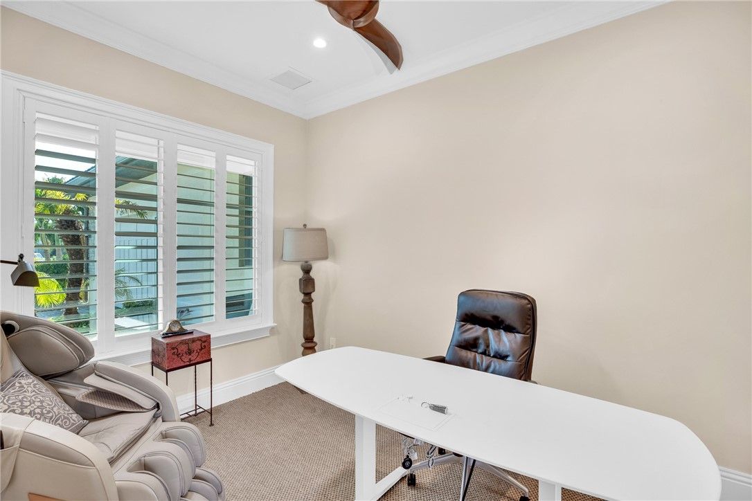 Home Office, Interior, Recessed Lighting