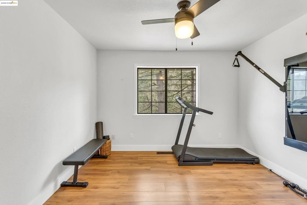 Fitness Equipment, Interior, Wood Texture Flooring