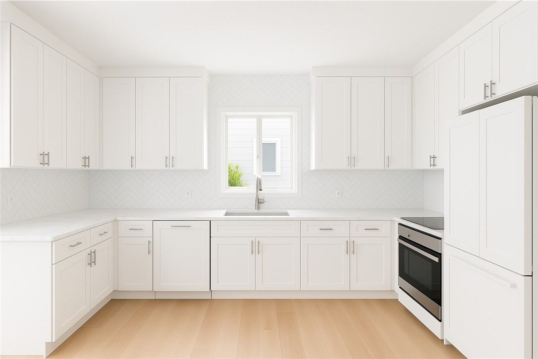 Interior, Kitchen, Wood Texture Flooring
